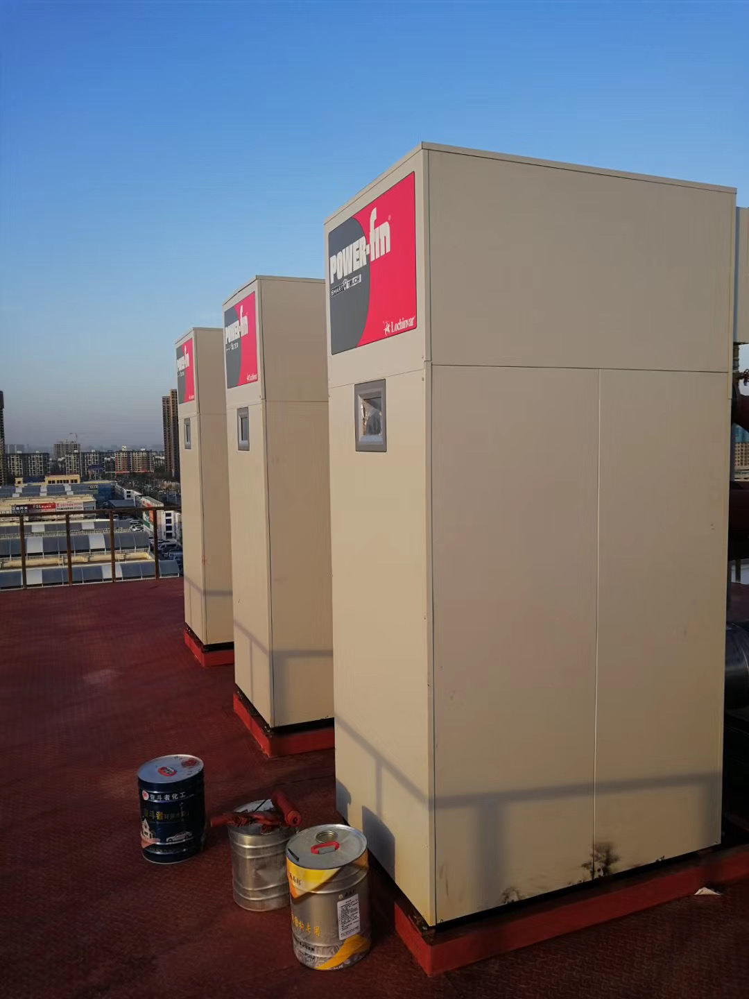 鄭州華南城8號廣場采暖工程